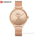 Curren 9024 High Quality New Design Ladies Gift Stylish Clock Watch Woman Fashion Quartz Female Wristwatches Relogio Feminino